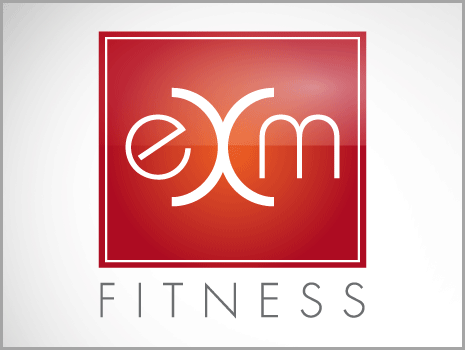 EXM Fitness Logo, Paul Smith, Lisa Martin, Health and Fitness identity