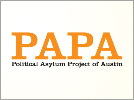 PAPA, Political Asylum Project of Austin, Logo Design, Gagan Kanwar, Chris Jimmerson  